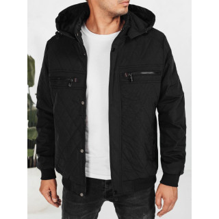 Férfi fekete steppelt dzseki TX5037