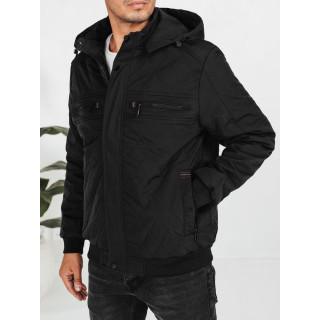 Férfi fekete steppelt dzseki TX5037