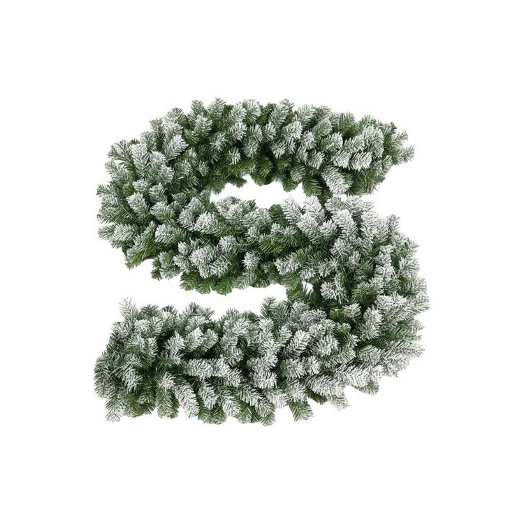 Havas, sűrű karácsonyi füzér 29 cm/2,7 m