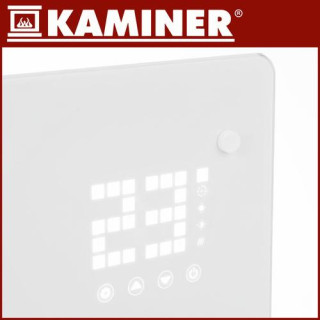 Fehér elektromos üvegfűtő