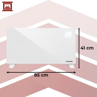 Fehér elektromos üvegfűtő