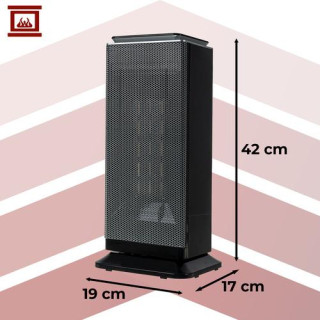 Fekete kerámia elektromos fűtőberendezés