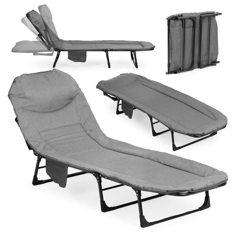 Turisztikai kemping nyugágy - 200x65 cm