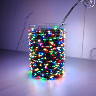 Kültéri színes karácsonyi LED-es fények - 50 m