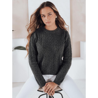 Sötétszürke női pulóver MY2526