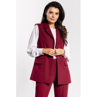 Bordó elegáns női mellény