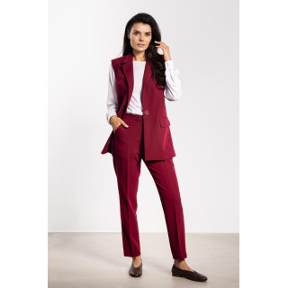 Bordó elegáns női mellény