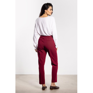 Bordó női cigarettanadrág