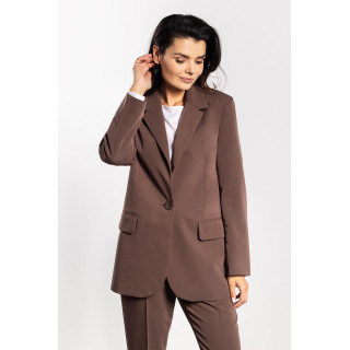 Női bő barna kabát