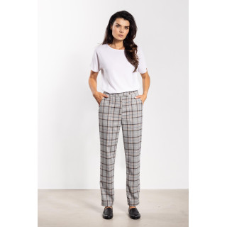 Női szürke kockás nadrág