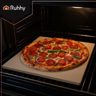 Pizzakő bambusz spatulával