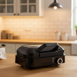 Tapadásmentes gofrisütő 2 nagy gofrihoz