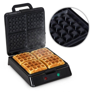 Tapadásmentes gofrisütő 4 nagy gofrihoz 1080-1300 W, KADEN