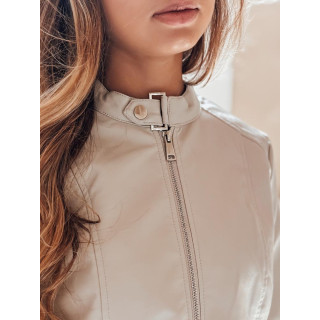 Női szürke bőrkabát TY5214