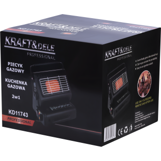 2 az 1-ben kempingfőző - főző/fűtő KD11743