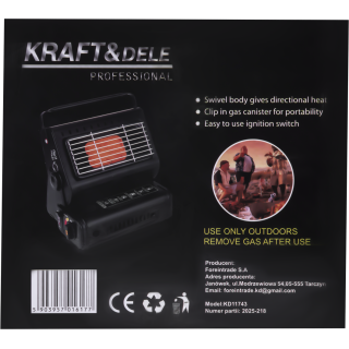 2 az 1-ben kempingfőző - főző/fűtő KD11743