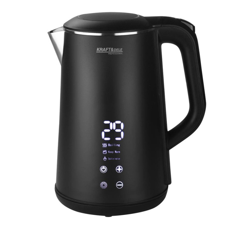 Elektromos vízforraló hőmérséklet-szabályozással 1,6 l 1500 W KD4105