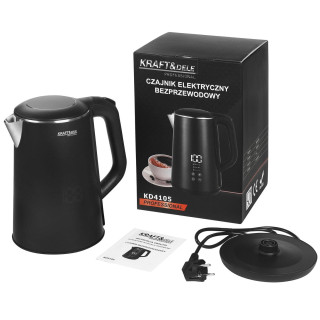 Elektromos vízforraló hőmérséklet-szabályozással 1,6 l 1500 W KD4105