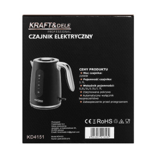 Elektromos vízforraló 2200 W 1,7 l KD4151