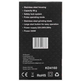 Kávédaráló 60g 300W KD4160