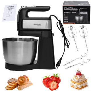 Kézi konyhai robotgép tállal 1000W 4,5L KD4141