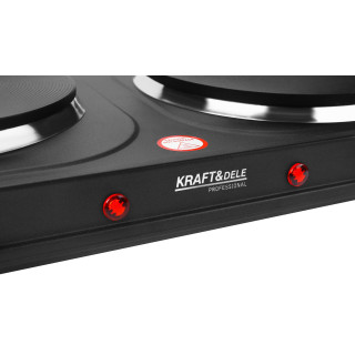 Elektromos tűzhely 2600W 155+185 mm KD4166