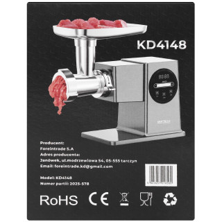 Húsdaráló 4kg/perc 2500W KD4148