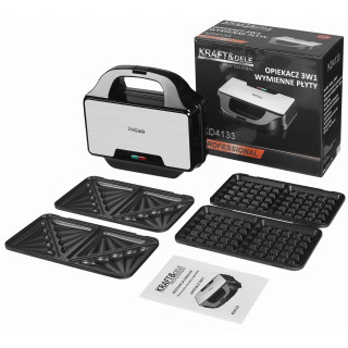 Elektromos kenyérpirító cserélhető betétekkel 1500 W KD4133