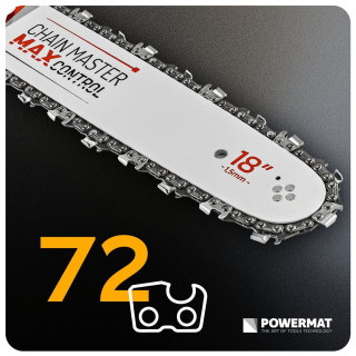 Vezetőlemez + 2 lánc PM-PR-18.72.2M