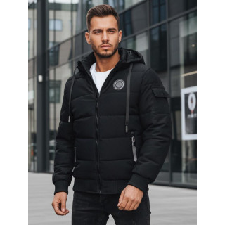 Férfi steppelt kabát, fekete színben TX4638z