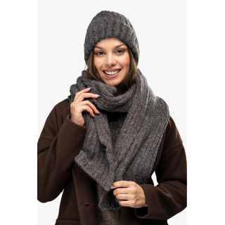 Női meleg sötét bézs sapka