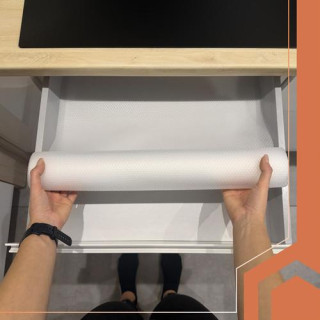 Fehér csúszásgátló fiókszőnyeg