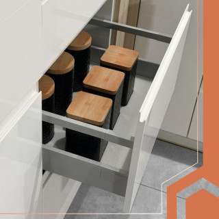 Fehér csúszásgátló fiókszőnyeg