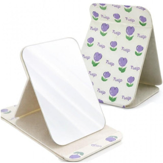 Kozmetikai tükör nyitása tulipánokkal