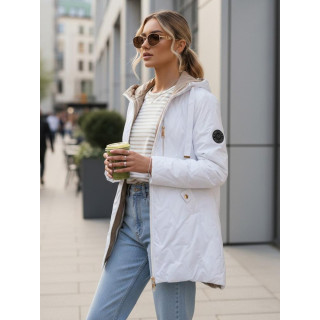 Fehér átmeneti női kabát TY5564
