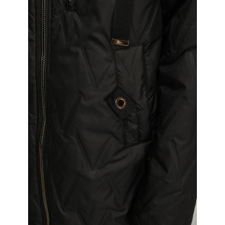 Női fekete átmeneti kabát TY5562