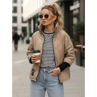 Átmeneti bézs női kabát TY5543