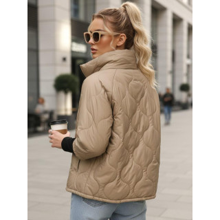 Átmeneti bézs női kabát TY5543