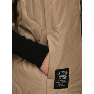 Átmeneti bézs női kabát TY5543