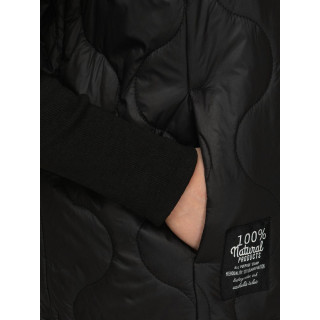 Női fekete átmeneti kabát TY5542