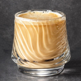 Bordázott üveg whiskyspohár - 150 ml