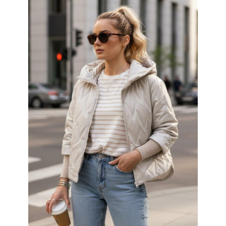 Steppelt szürke női kabát TY5560