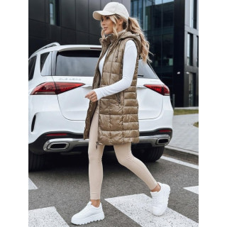 Arany színű, steppelt női mellény TY5258