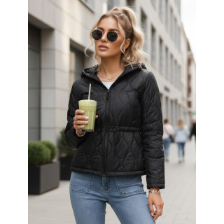 Steppelt fekete női kabát TY5534