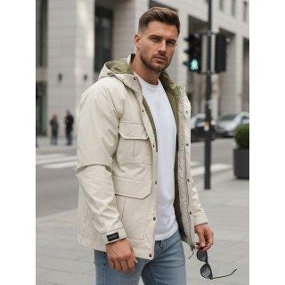 Férfi fehér átmeneti kabát TX5134