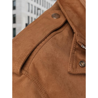 Női barna velúr kabát TY5572