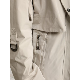 Átmeneti világos bézs női parka TY5553