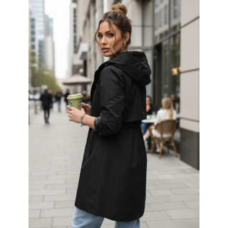 Fekete női átmeneti parka TY5554