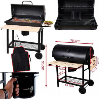 Curron Barrel BigBend GM2020 grill + kötény