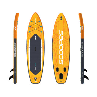 Sárga SUP deszka LAGO 320 cm tartozékokkal
